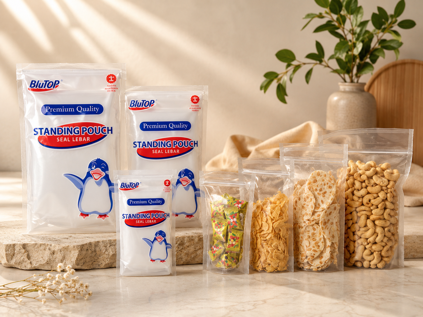Standing Pouch & Plastik Klip