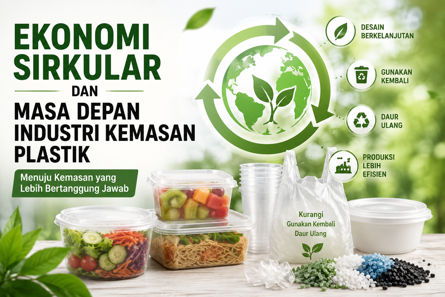 Industri Kemasan Indonesia Bergerak Menuju Ekonomi Sirkular