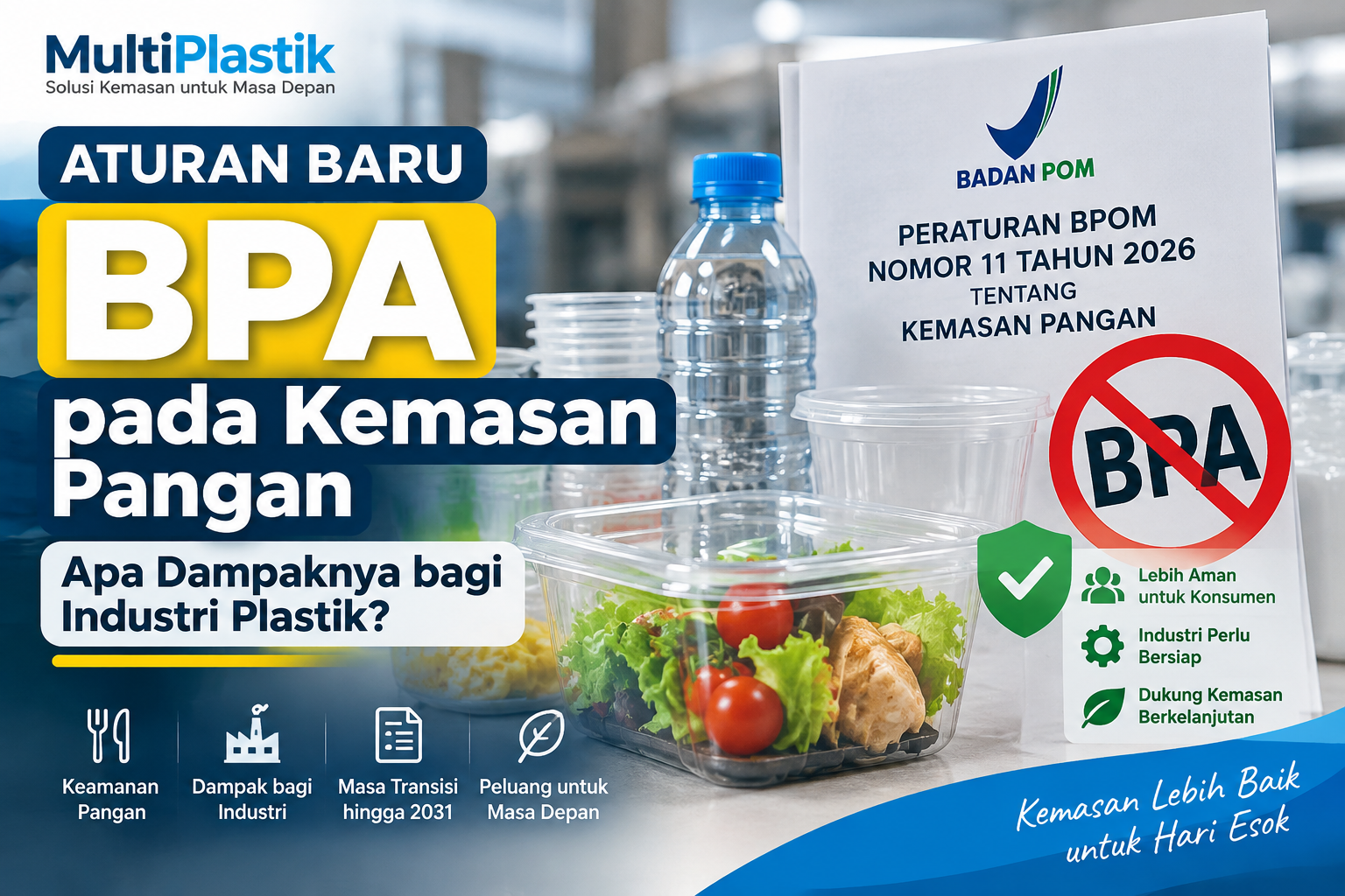 Aturan Baru BPA pada Kemasan Pangan, Apa Dampaknya bagi Industri Plastik?