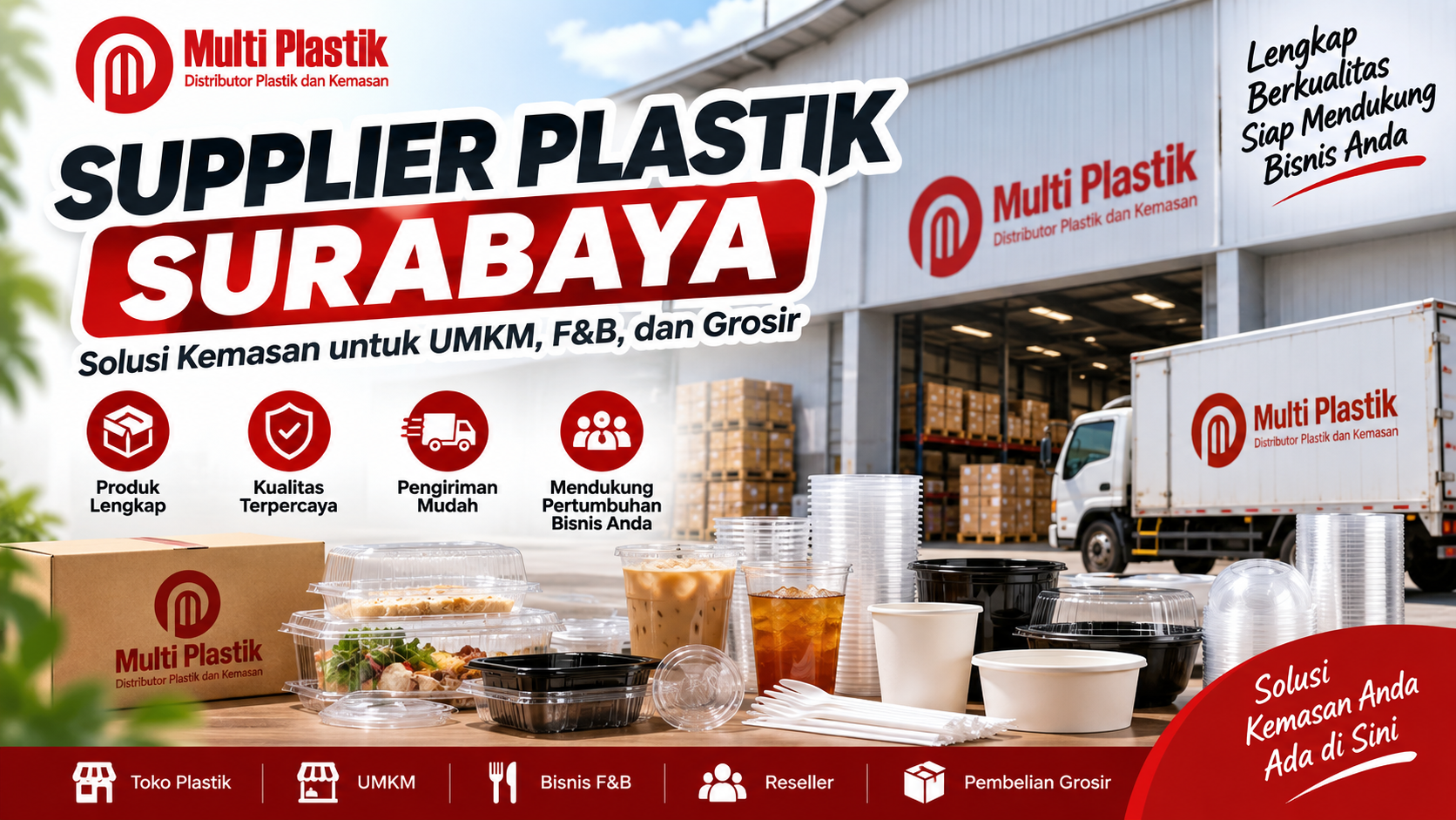 Supplier Plastik Surabaya: Pilihan Kemasan untuk UMKM, F&B, dan Grosir | MultiPlastik