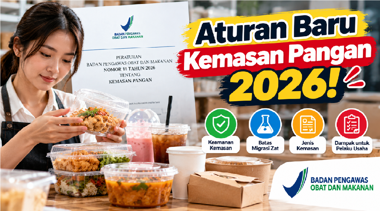 BPOM Perketat Aturan Kemasan Pangan 2026, Ini yang Perlu Diketahui Pelaku Usaha