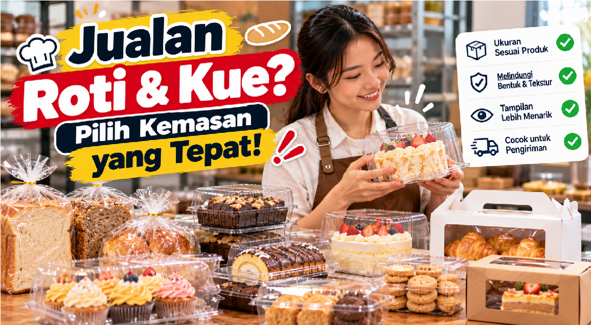 Jualan Roti dan Kue Rumahan? Begini Cara Memilih Kemasan agar Produk Tetap Menarik