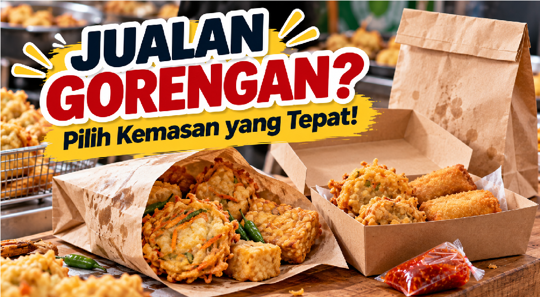 Jualan Gorengan? Ini Cara Memilih Kemasan agar Tetap Praktis untuk Dibawa Pulang