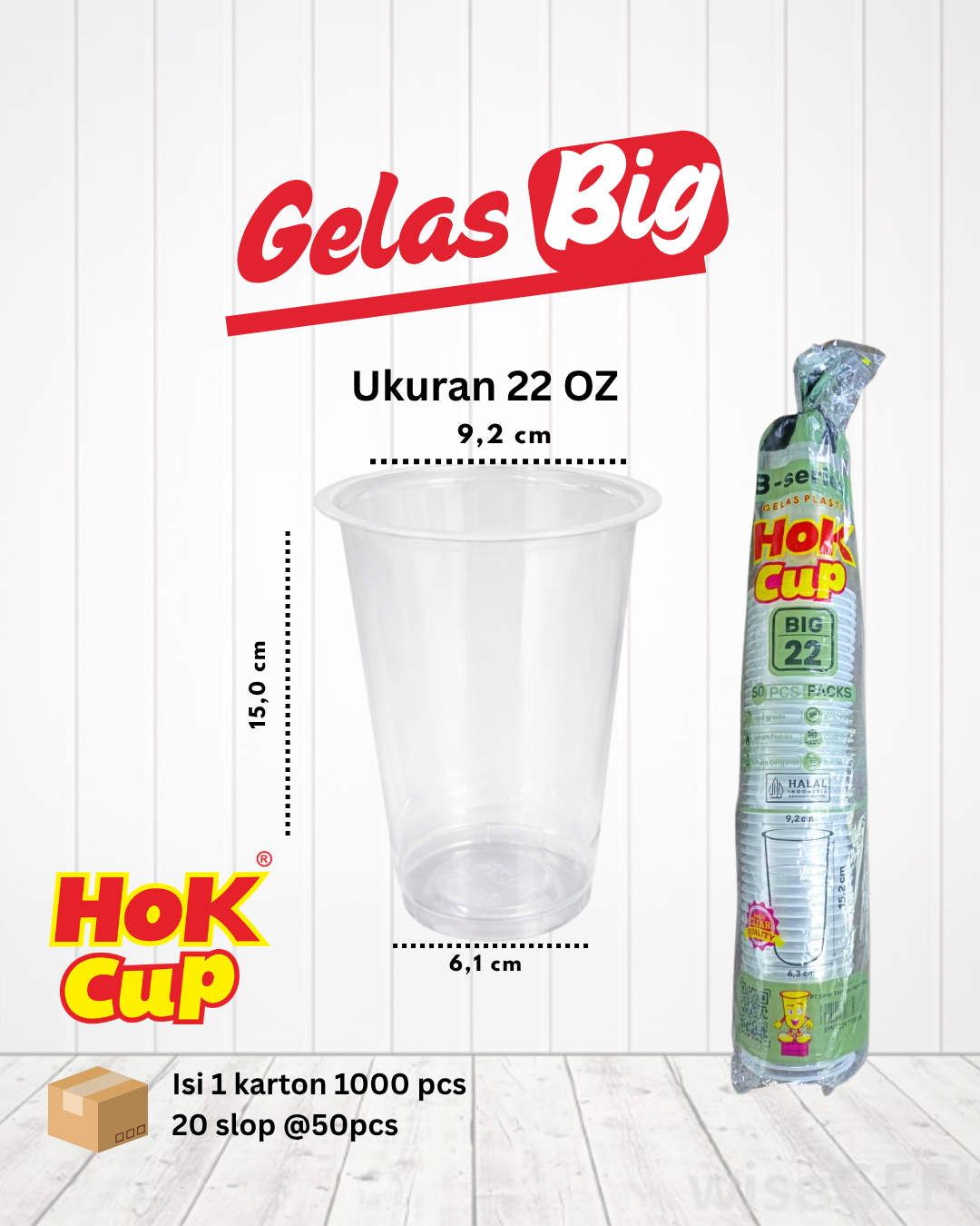 Gelas Big 22 Oz