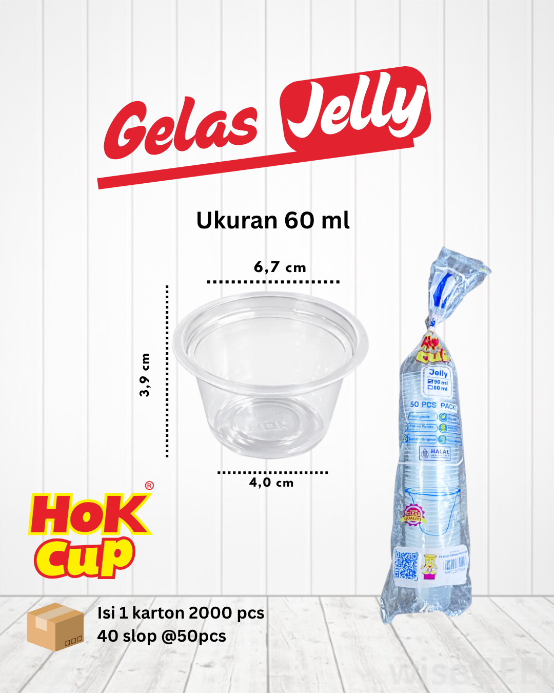 Gelas Jelly 60 ml