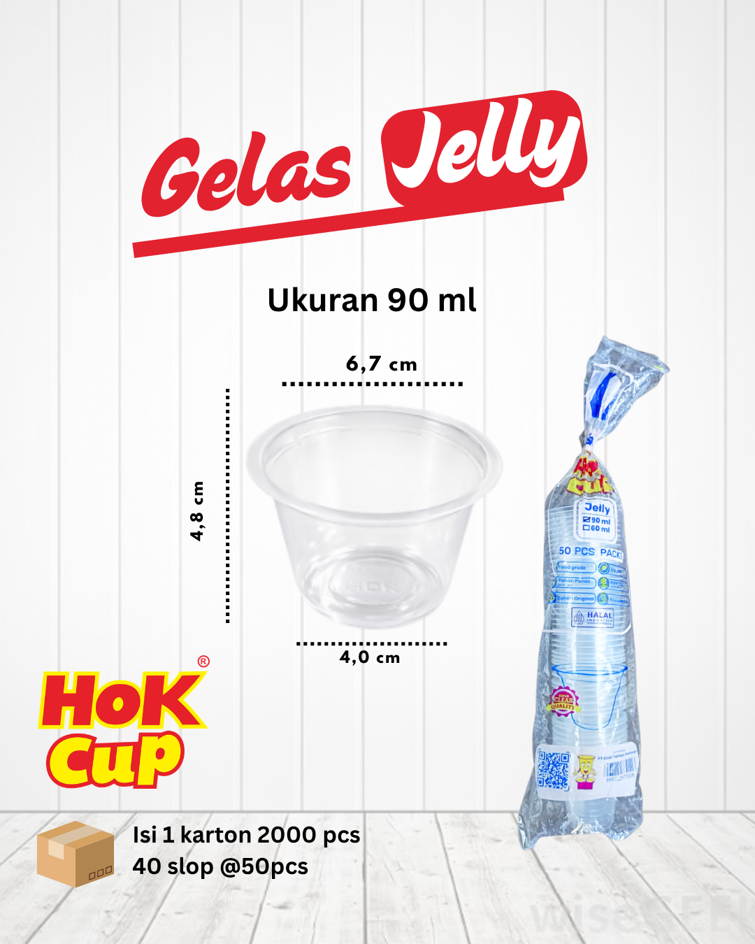 Gelas Jelly 90 ml