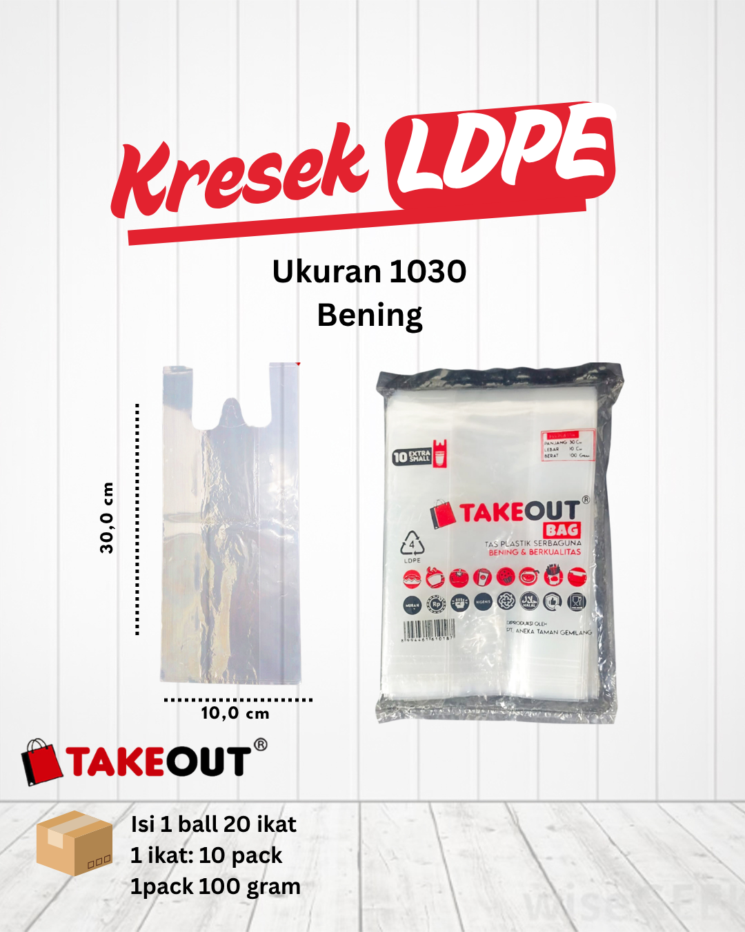 Plastik Kresek LDPE 1030