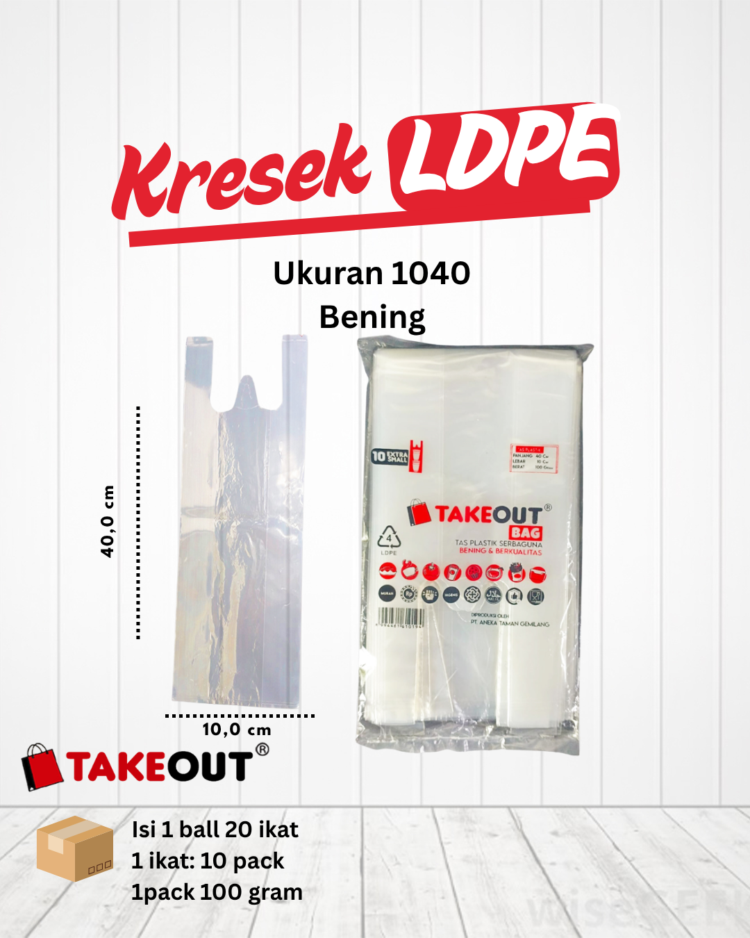 Plastik Kresek LDPE 1040