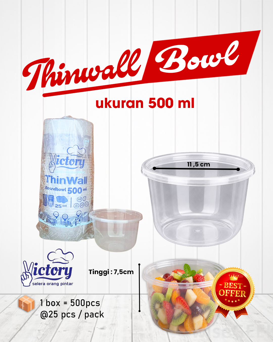 Thinwall RoundBowl 500 ml