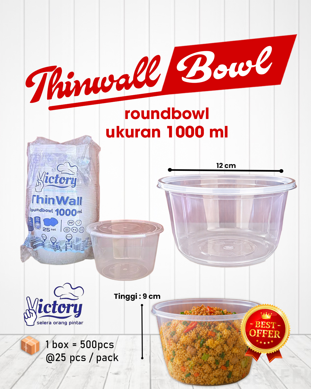 Thinwall RoundBowl 1000 ml
