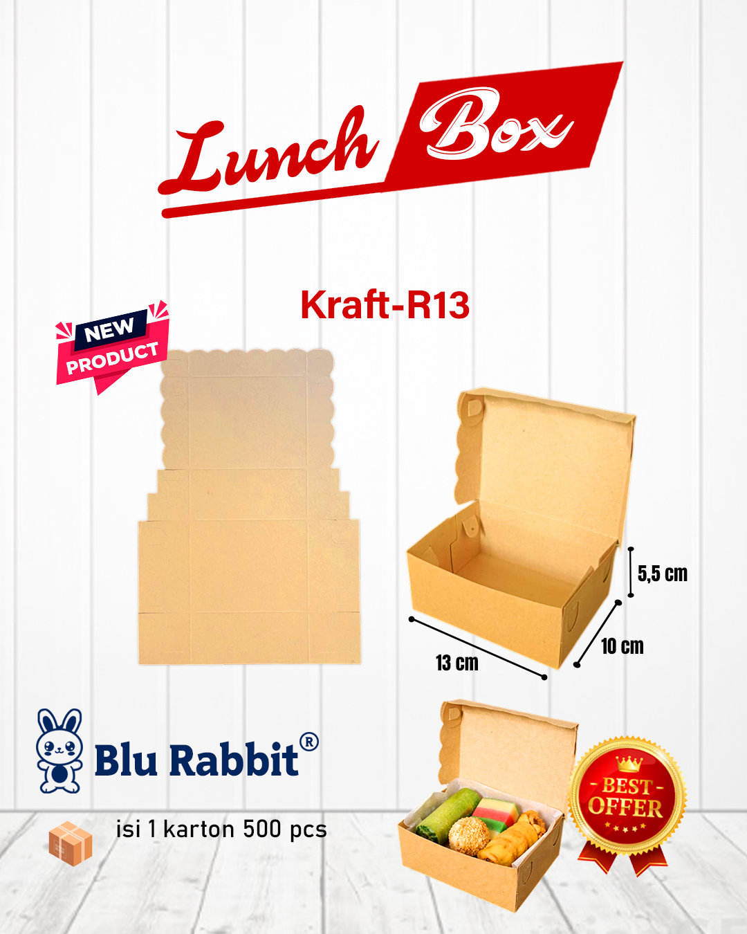 Kardus Box R13 Kraft