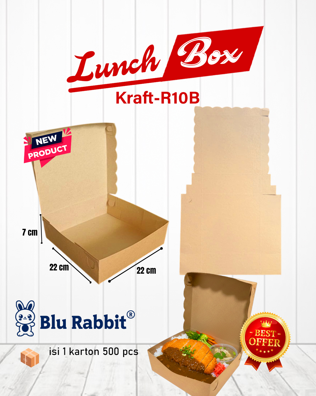 Kardus Box R10b Kraft