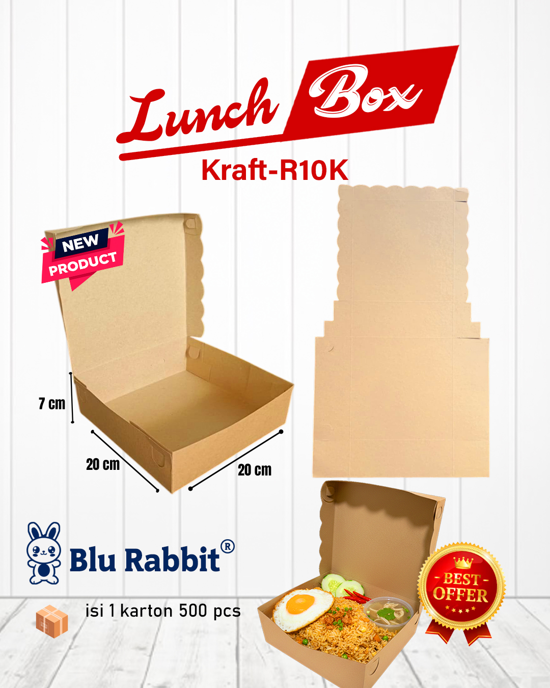 Kardus Box R10k Kraft