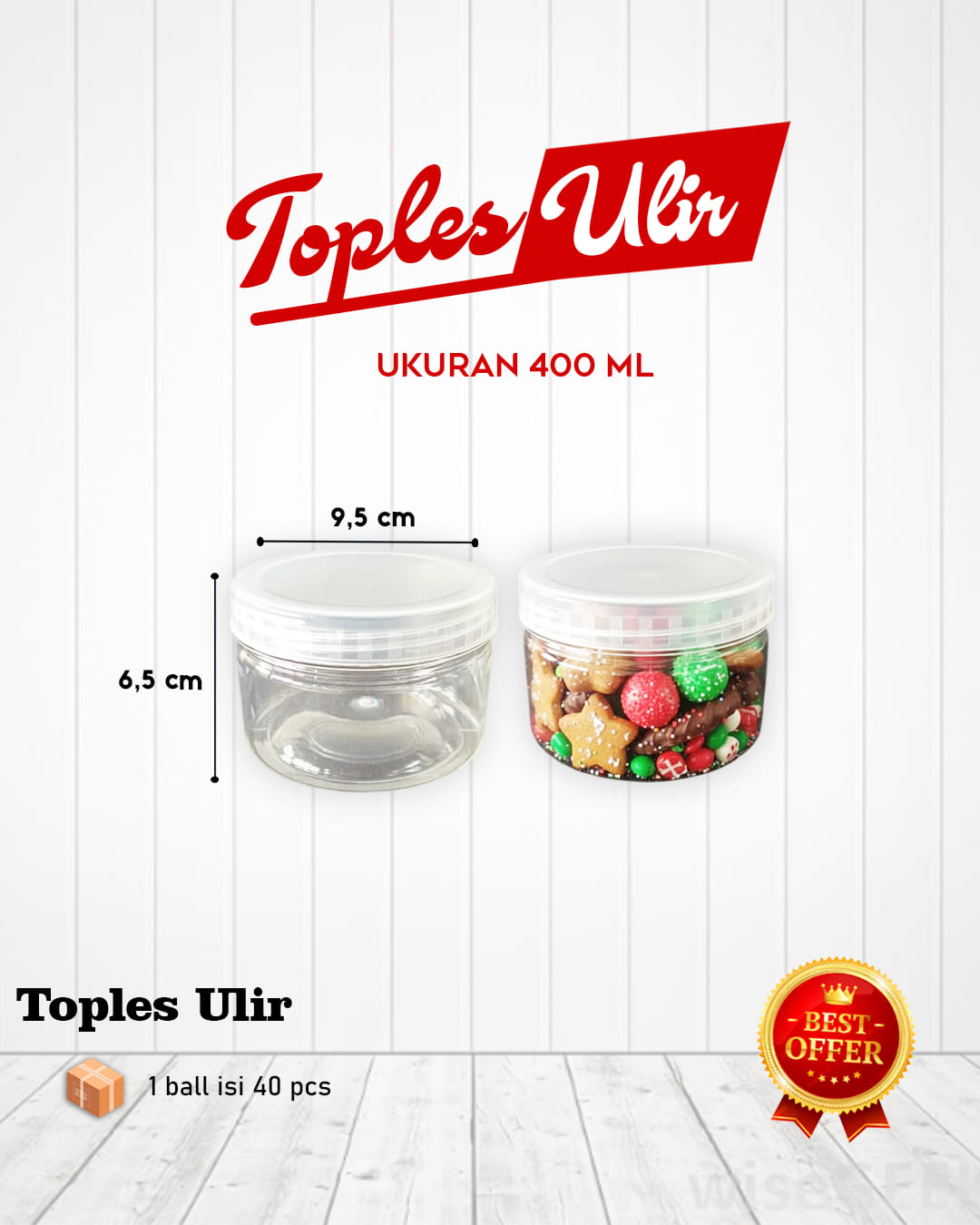 Toples Ulir 400 ml
