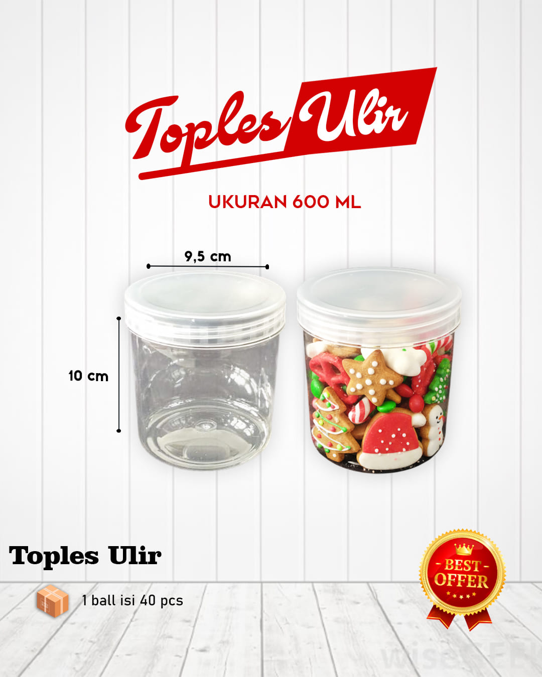 Toples Ulir 600 ml