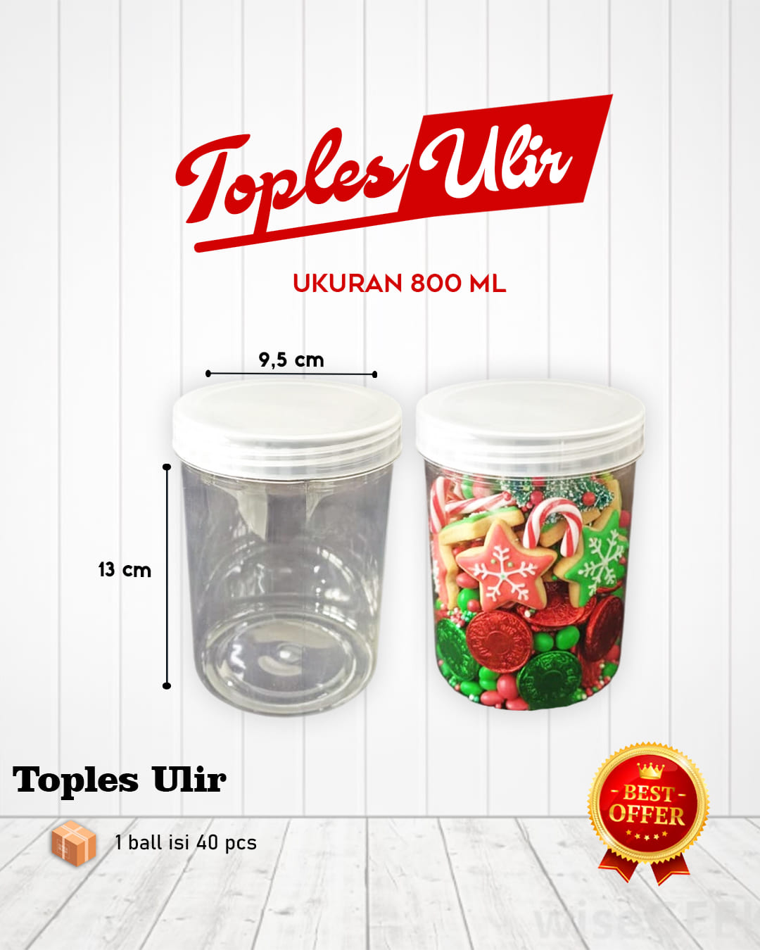 Toples Ulir 800 ml
