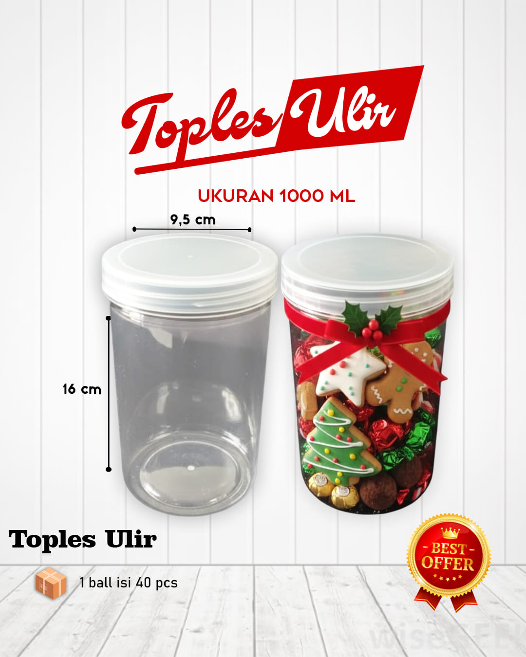 Toples Ulir 1000 ml